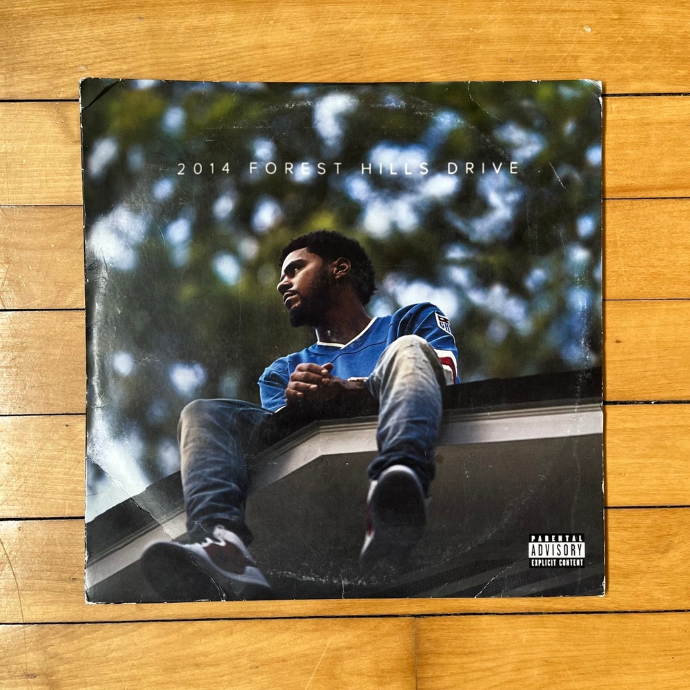 J. Cole 2014 Forest Hills Drive Vinyl 2LP Record Roc Nation Columbia Hip Hop